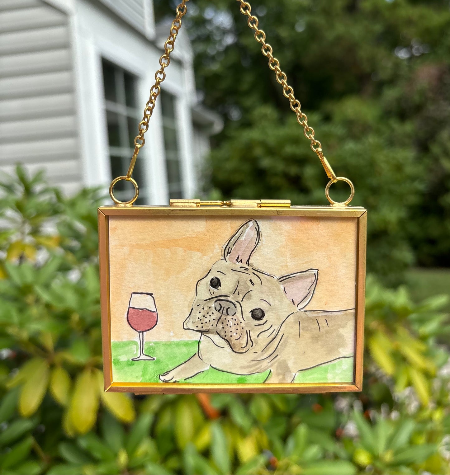 Red Wine Frenchie Mini
