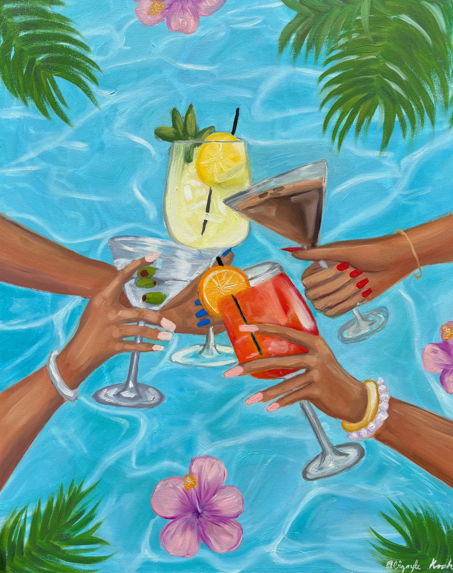 "Island Happy Hour" Art Print