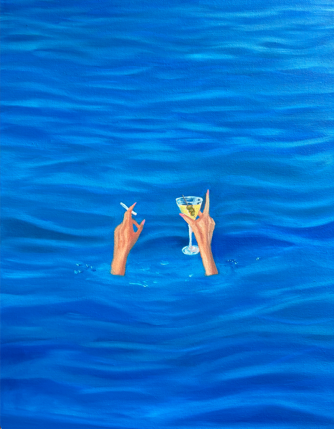 Wavy Art Print