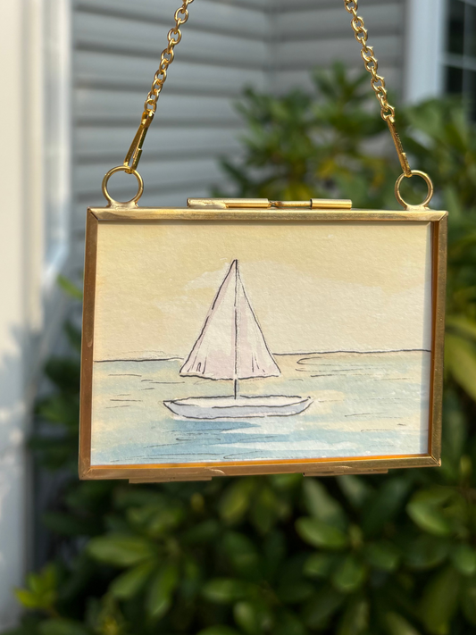 Sailboat Mini Painting