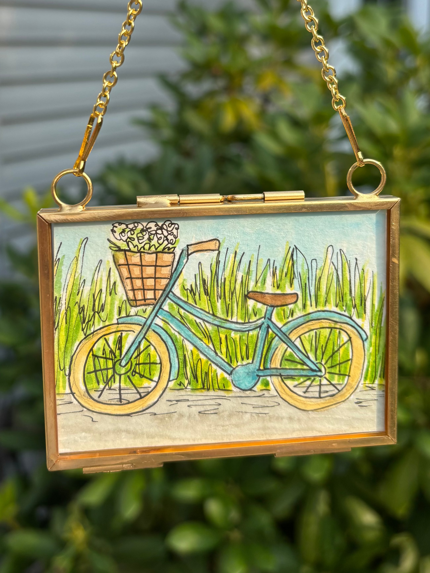 Basket Bike Mini Painting