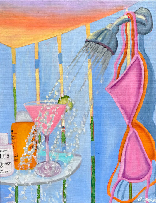 Tinis and Bikinis Art Print