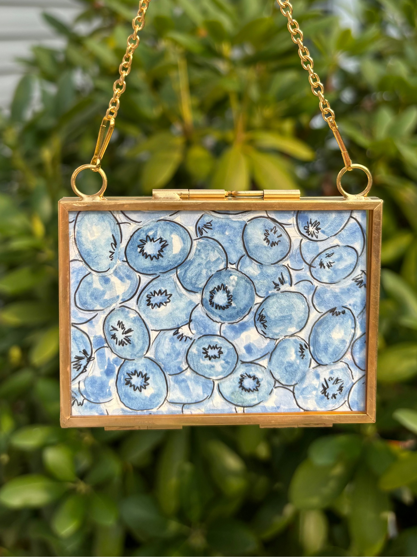 Blueberries Mini Painting