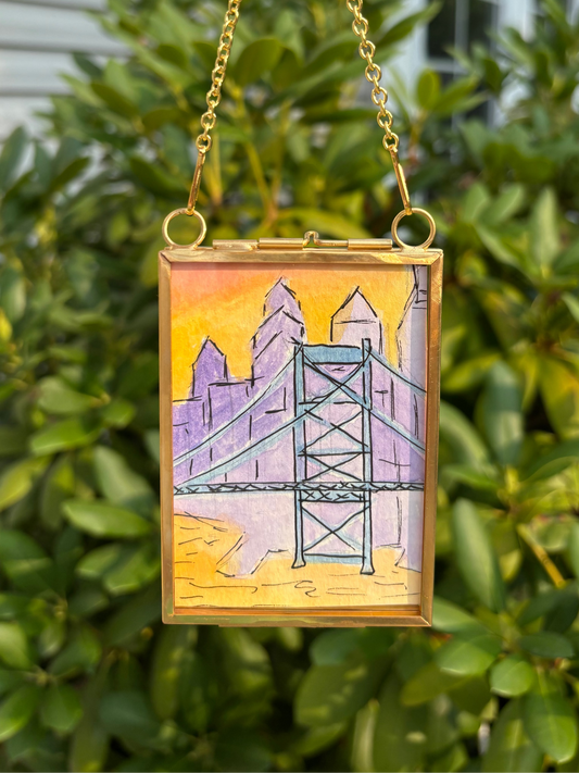Ben Frank Sunset Mini Painting