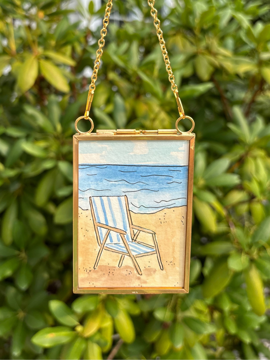 Beach Chair Mini Painting