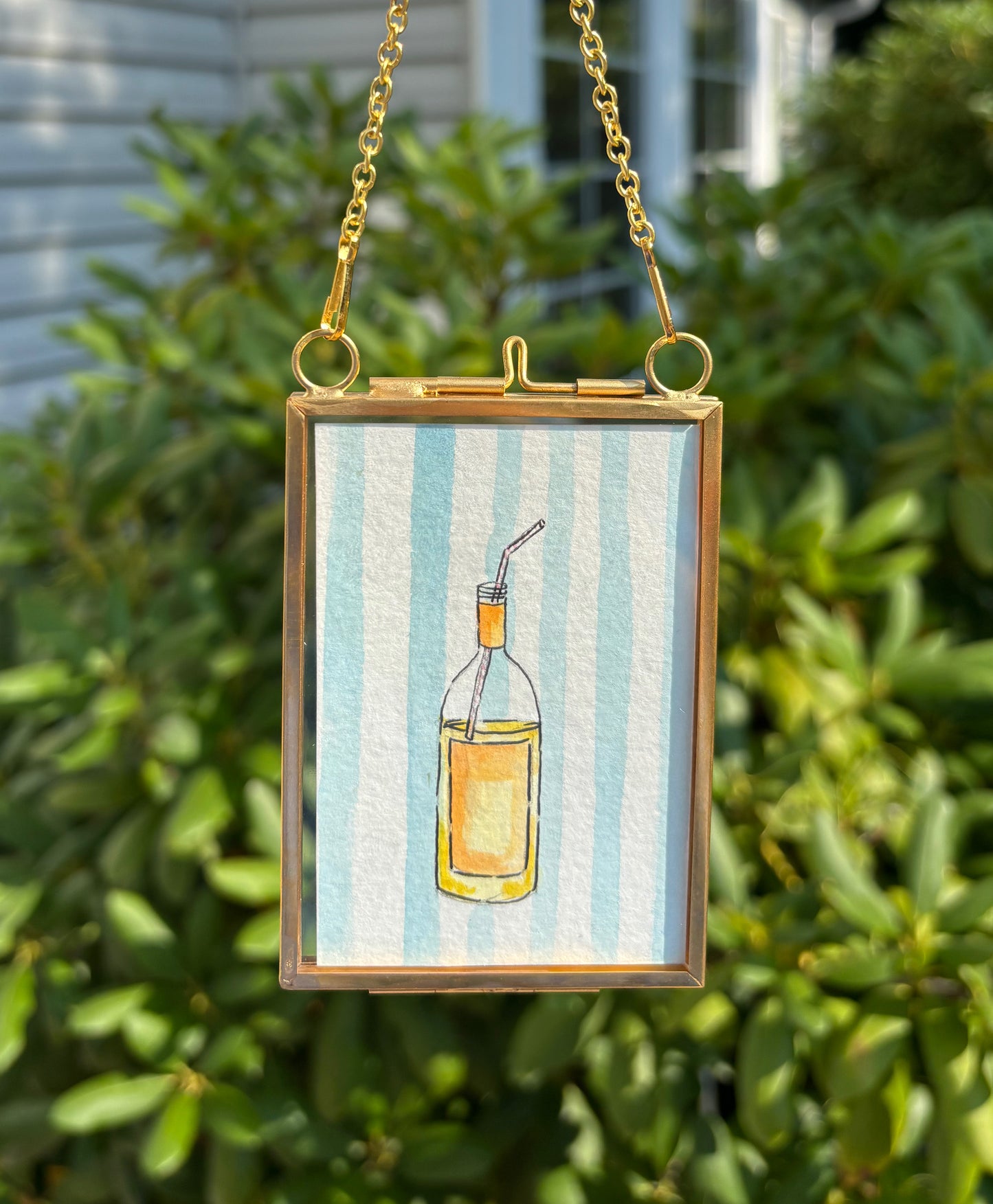 Mini White Wine Bottle