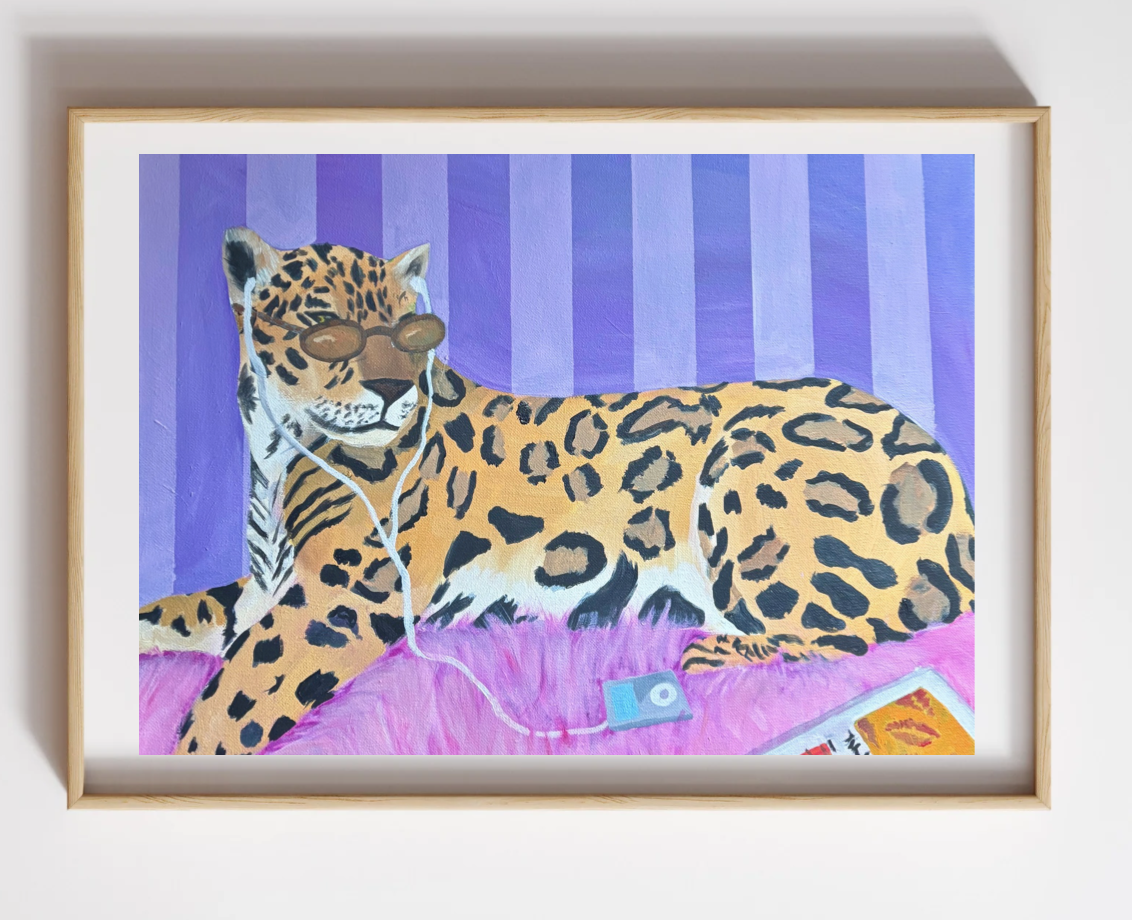 Leopard Oil Painting