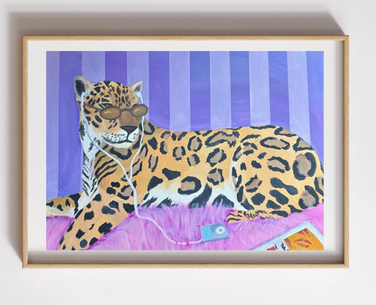 Leopard Oil Painting