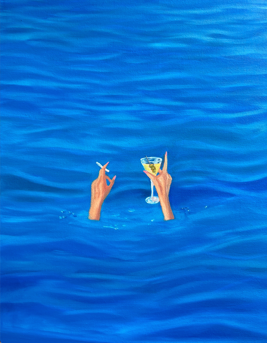 Wavy Art Print
